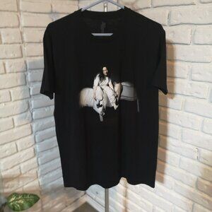 Billie Eilish Ladies Black Short Sleeve T-shirt